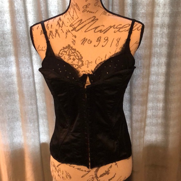 Victorias Secret sequined satin corset - Picture 1 of 2